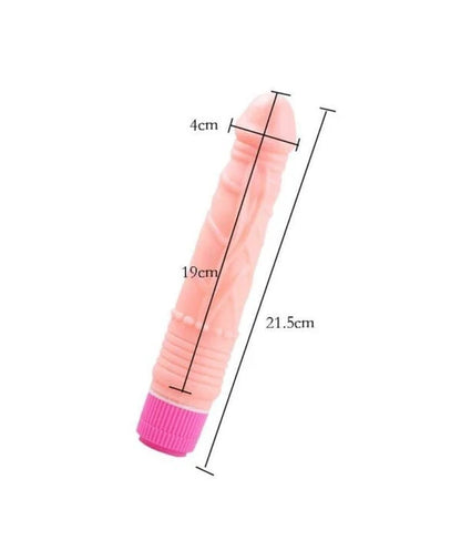 7-Inch Contoured Silicone Personal Massager with Adjustable Vibration