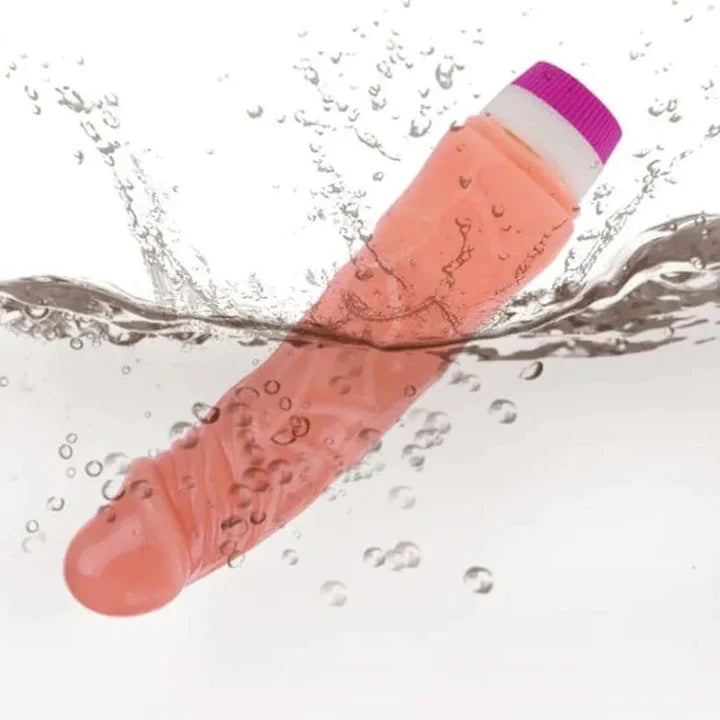 7-Inch Contoured Silicone Personal Massager with Adjustable Vibration