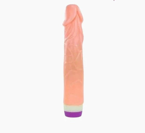 7-Inch Contoured Silicone Personal Massager with Adjustable Vibration